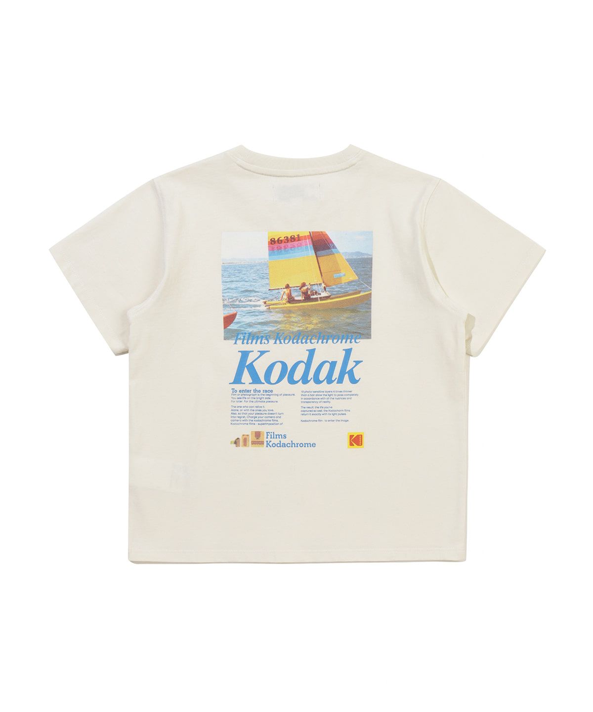코닥 키즈(KODAK KIDS) 씨너리 그래픽 반팔 티셔츠 키즈 IVORY