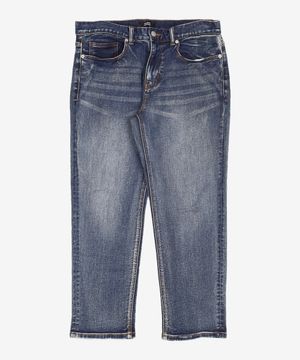 테이퍼드 크롭 데님 팬츠 [미디엄 인디고] 88