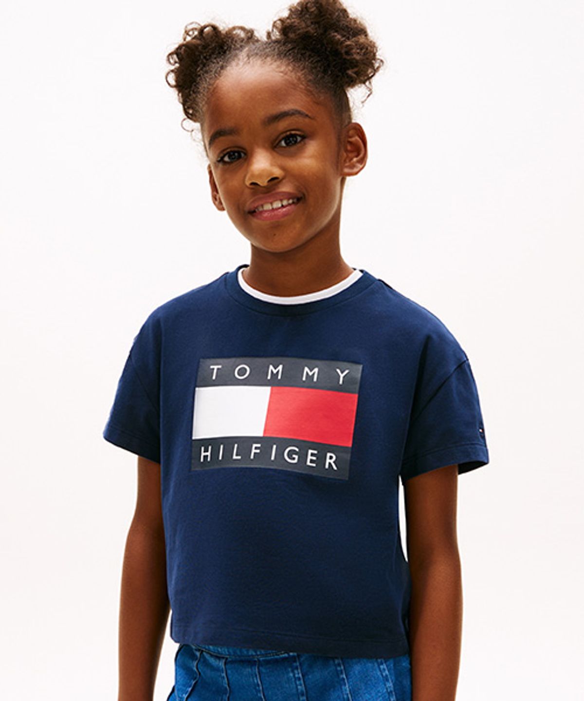 타미힐피거 키즈(TOMMY HILFIGER KIDS) 헤리티지 플래그 반팔 티셔츠