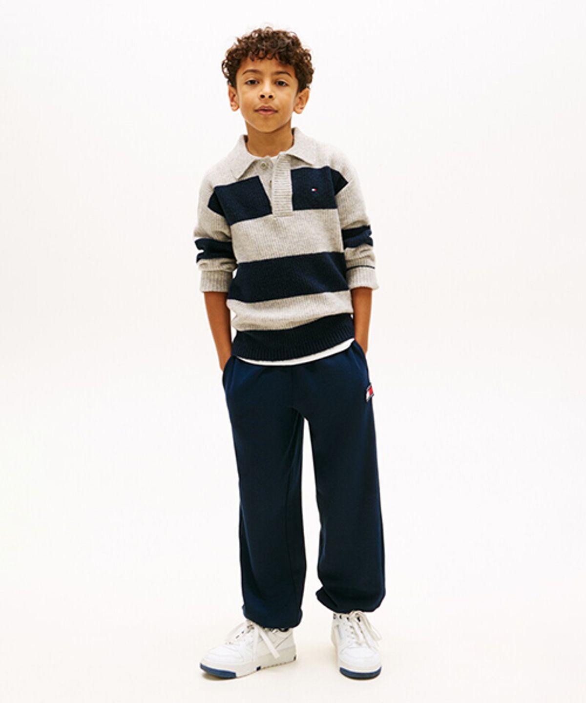 타미힐피거 키즈(TOMMY HILFIGER KIDS) 헤리티지 플래그 스웨트팬츠