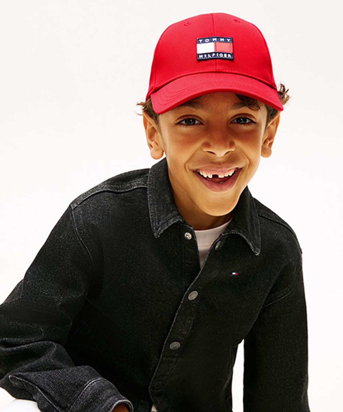 타미힐피거 키즈(TOMMY HILFIGER KIDS) 헤리티지 플래그 볼캡