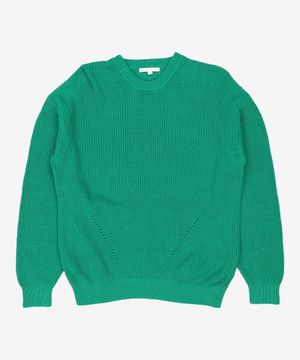 22FW 워셔블 크루넥 니트_ 에메랄드 그린 M
