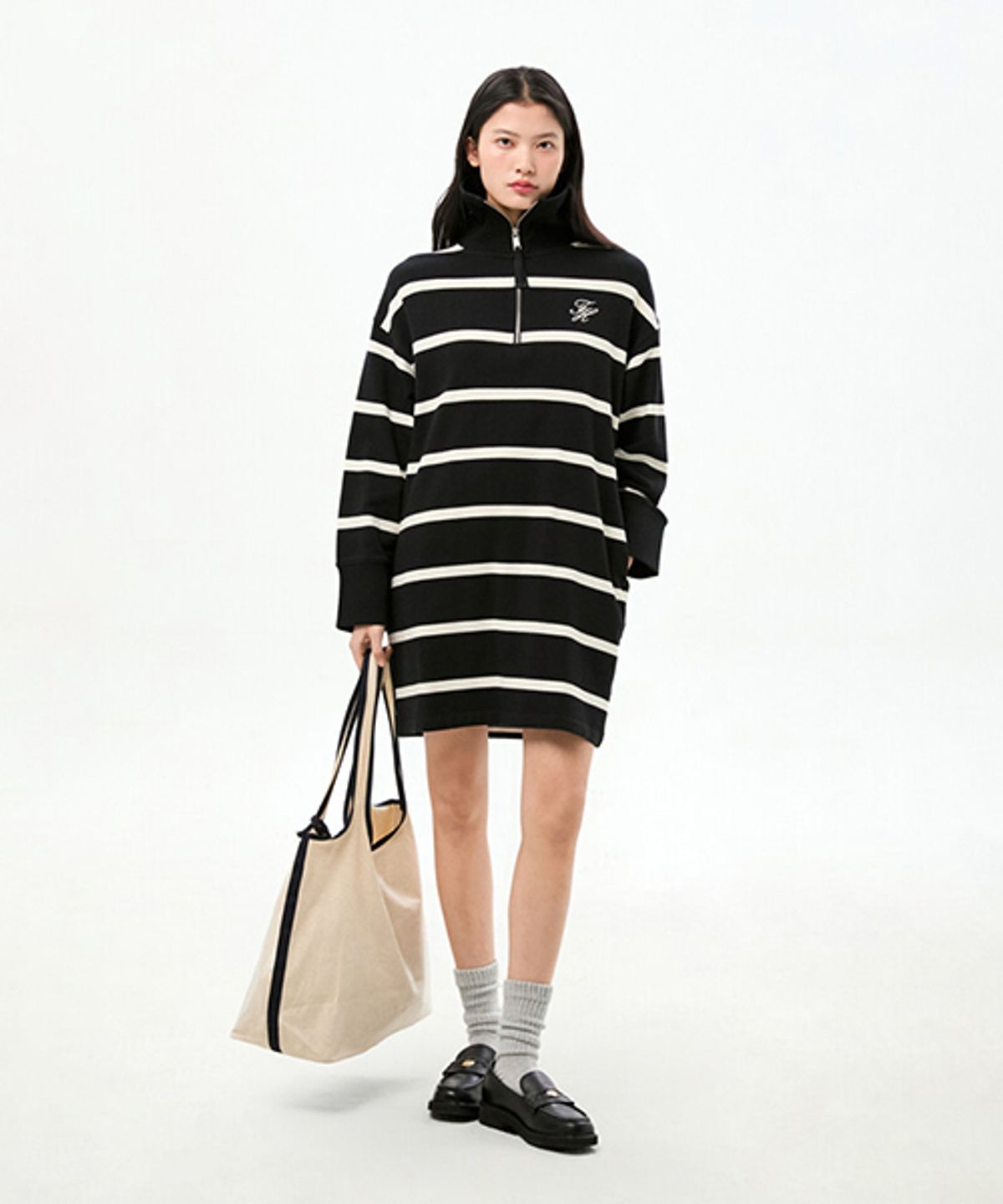타미힐피거(TOMMY HILFIGER) 테리 로고 원피스 (T22G0TDR032WT10AU)