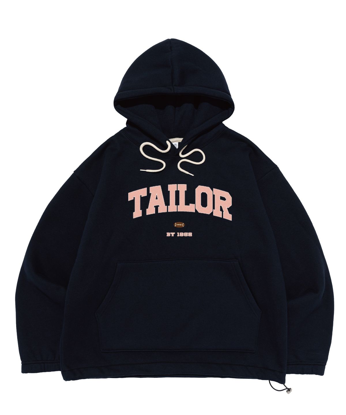 테일러 스튜디오(TAILOR STUDIO) [기모/NO기모] 볼드 심볼 로고 스트링 후드 (네이비)