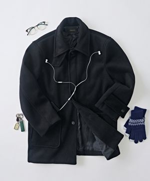 프리미엄 테일러드 하프코트 (블랙)