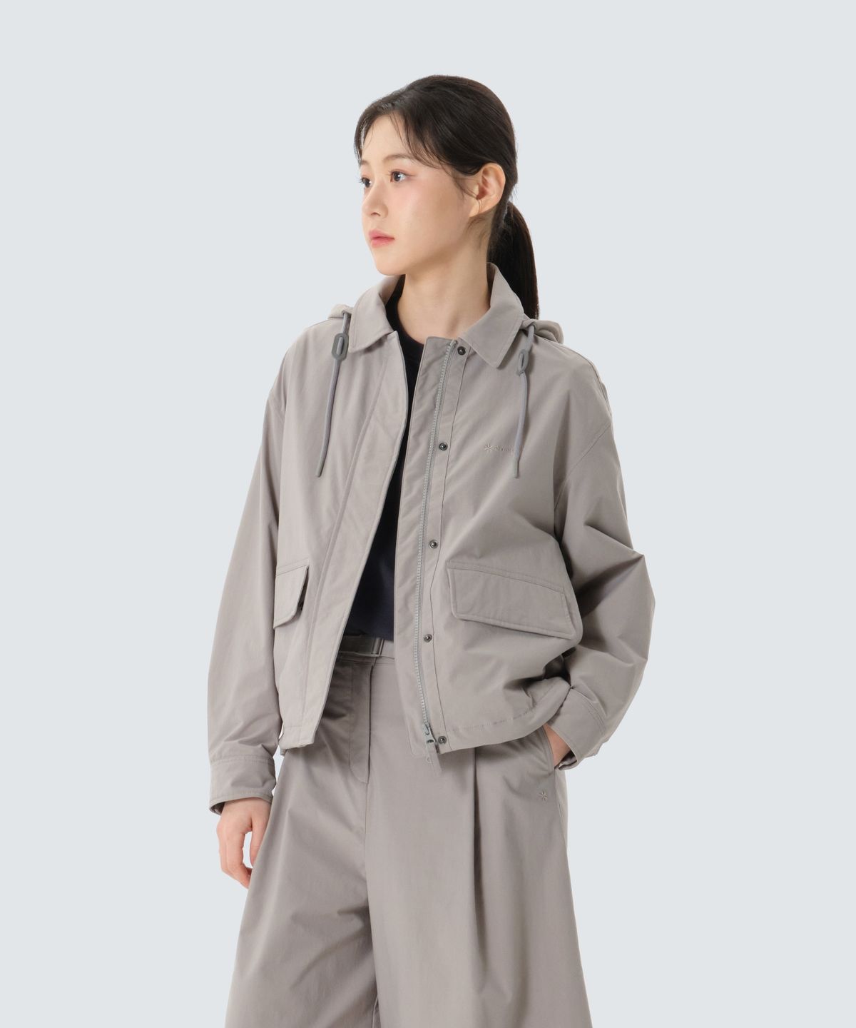 스노우피크 어패럴(SNOWPEAK APPAREL) 클랜드 여성 자켓 (S26SWDJK13) Fog Gray