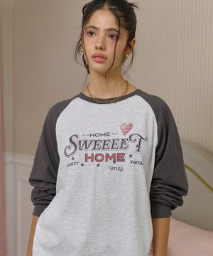 카디오 래글런 롱 슬리브-차콜