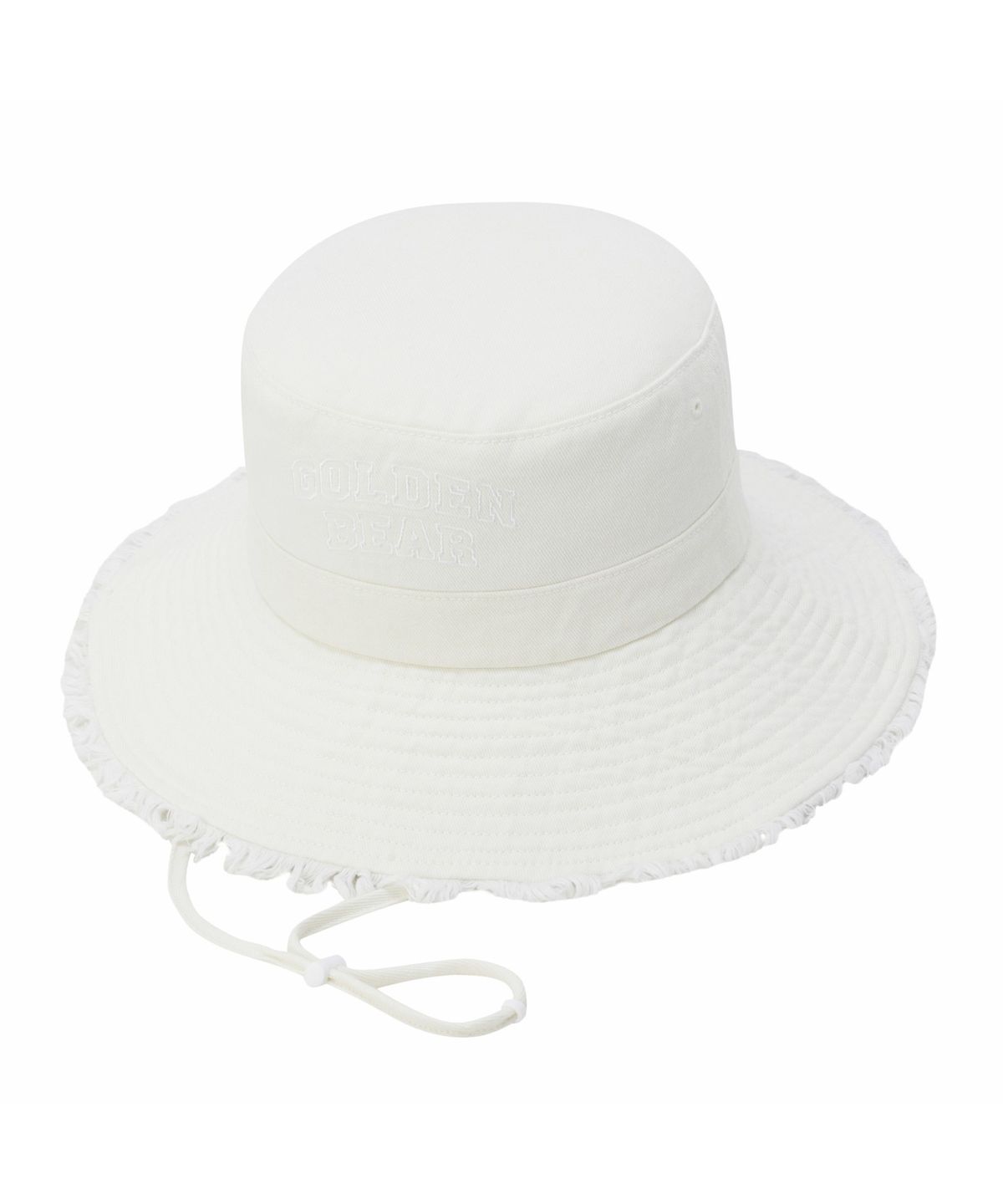 골든베어(GOLDEN BEAR) (W) Distressed Bucket Hat G6RAX26141IVX