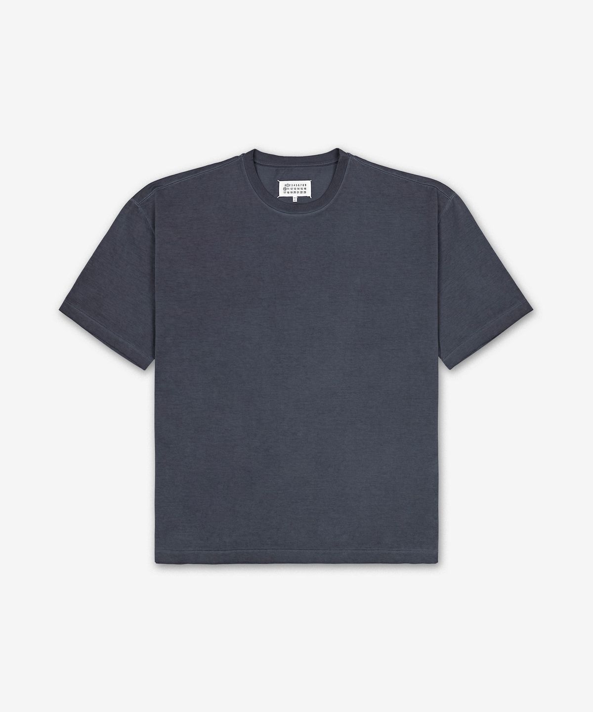메종 마르지엘라(MAISON MARGIELA) 오버사이즈 GMT 다이 반소매 티셔츠 - 앤트러사이트 / S50GC0646S23883855