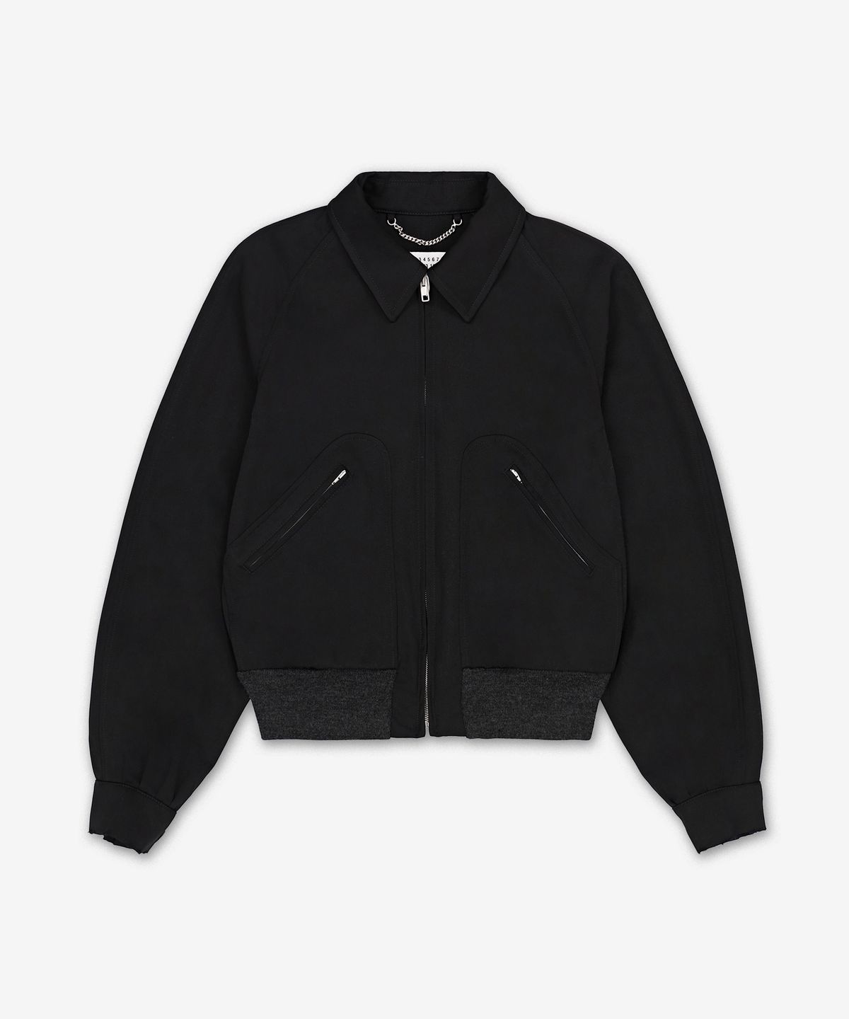 메종 마르지엘라(MAISON MARGIELA) 울 카반 재킷 - 블랙 / S51AM0509M35062900