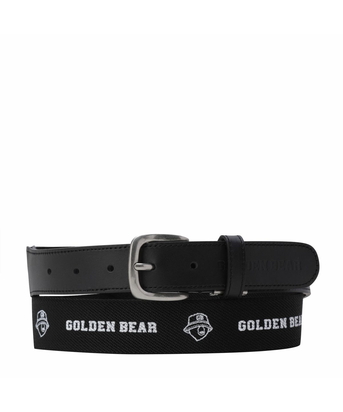 골든베어(GOLDEN BEAR) (M) Italy Stretch Webbing Belt G6ABX26111BKX