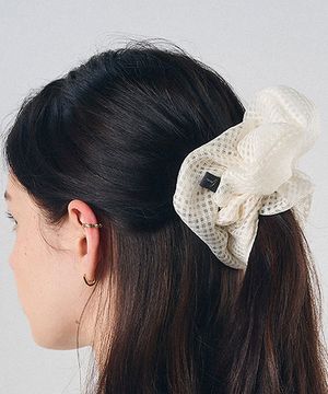 오간자 베일 격자 스크런치