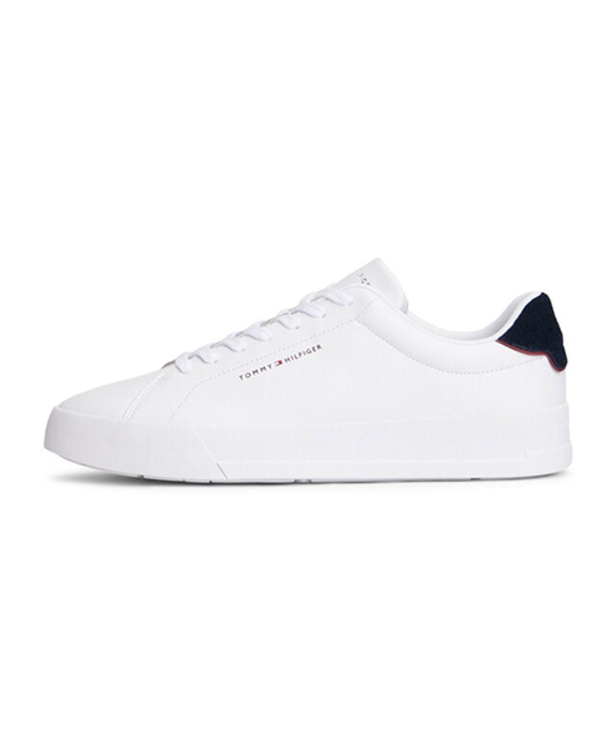 타미힐피거(TOMMY HILFIGER) TH 코트 레더 스니커즈-화이트(T52G0ARS010MT10LD) (T52G0ARS010MT10LD)