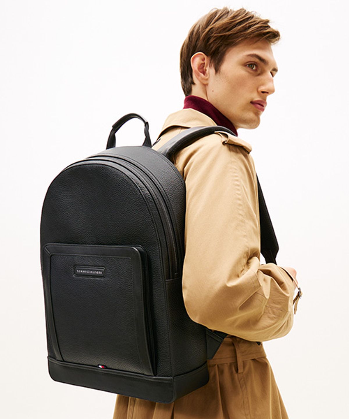 타미힐피거(TOMMY HILFIGER) 센트럴 백팩 (T12G0ABG010MT1BDS)
