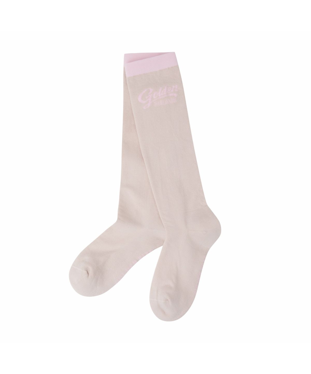 골든베어(GOLDEN BEAR) (W) Lettering Jaquard Knee-Socks   G6LAX26332BEX