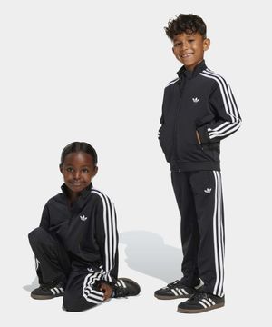 파이어버드 트랙수트 키즈 - 블랙 / KD3299