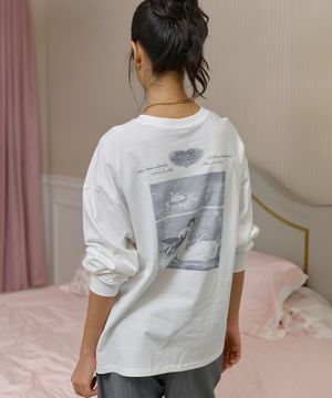 이터널 스완 롱 슬리브-아이보리