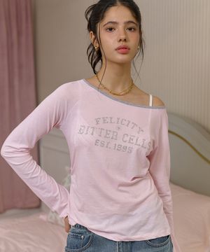펠리시티 롱 슬리브-핑크