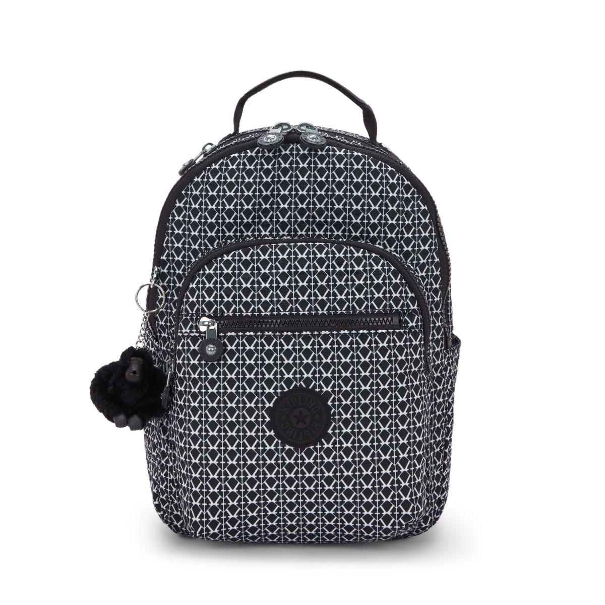 키플링(KIPLING) 백팩 서울 S Signature Print