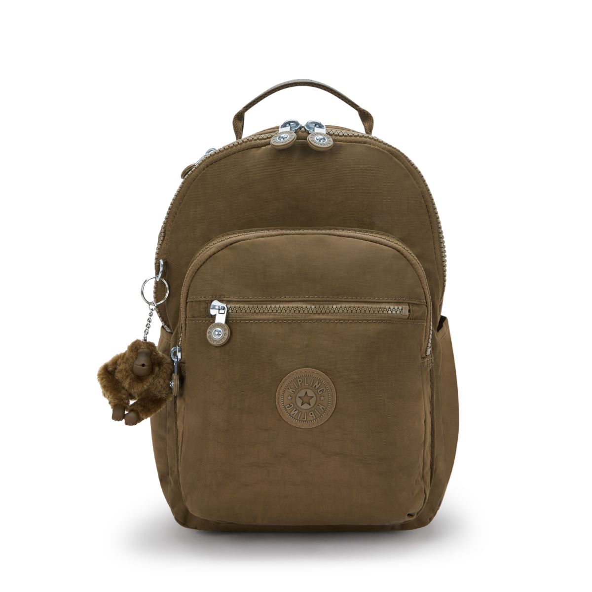 키플링(KIPLING) 백팩 서울 S Smooth Khaki