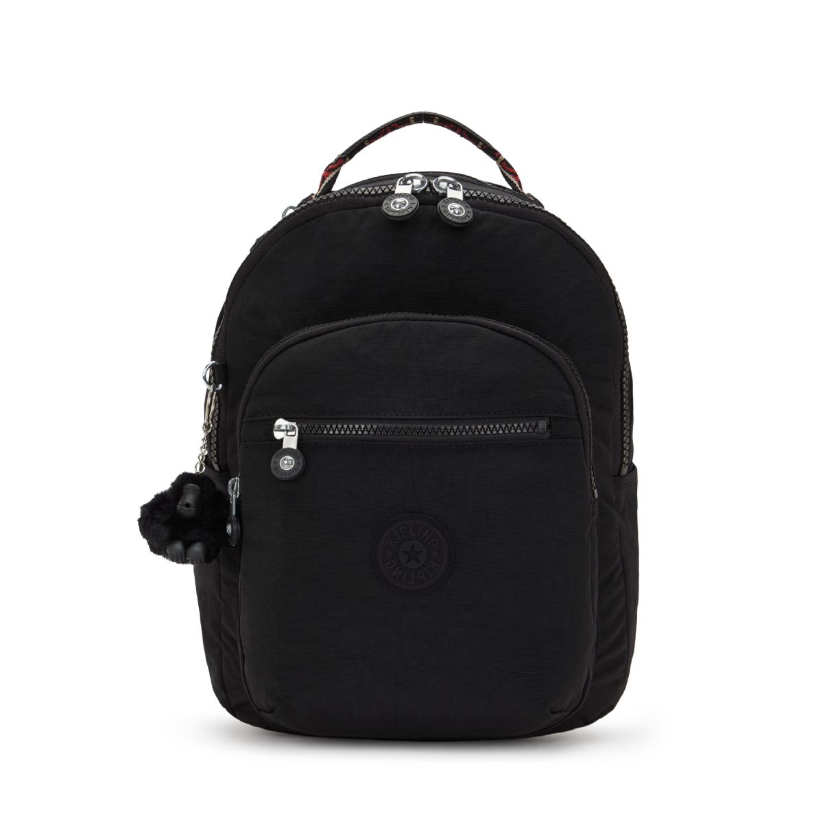 키플링(KIPLING) 백팩 서울 S Noir W Red Beig