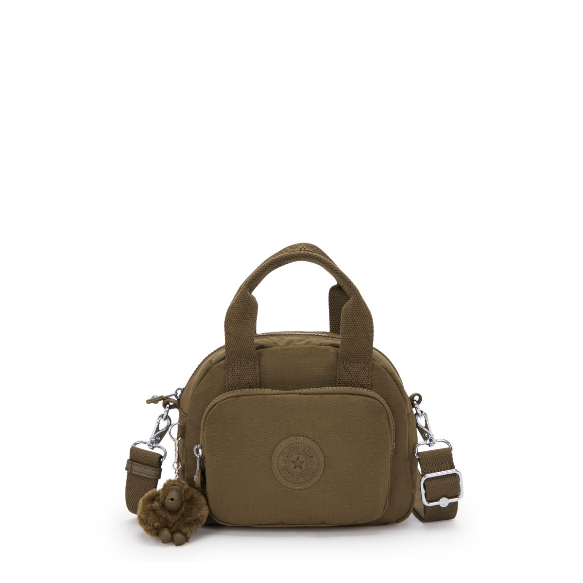 키플링(KIPLING) 토트백 데페아 미니 Smooth Khaki