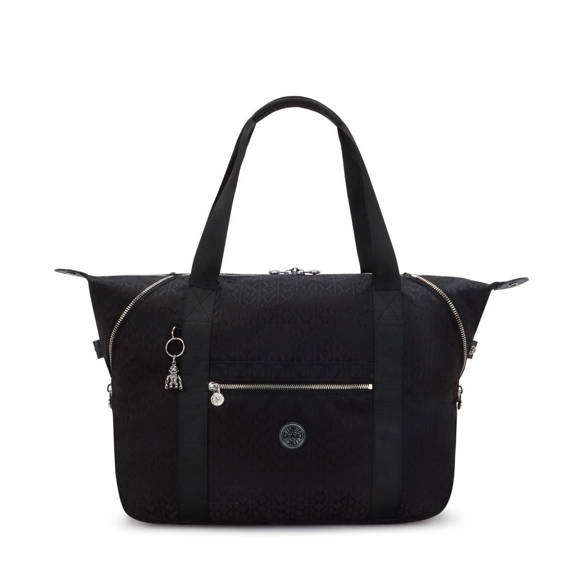 키플링(KIPLING) 보스턴백 아트 M Noir Sign Jq