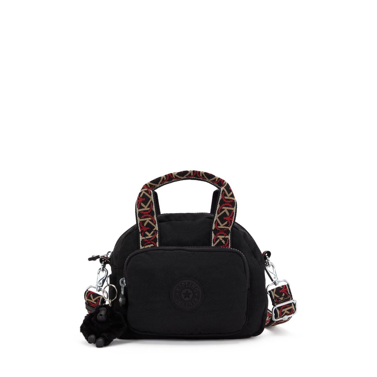 키플링(KIPLING) 토트백 데페아 미니 Noir W Red Beig