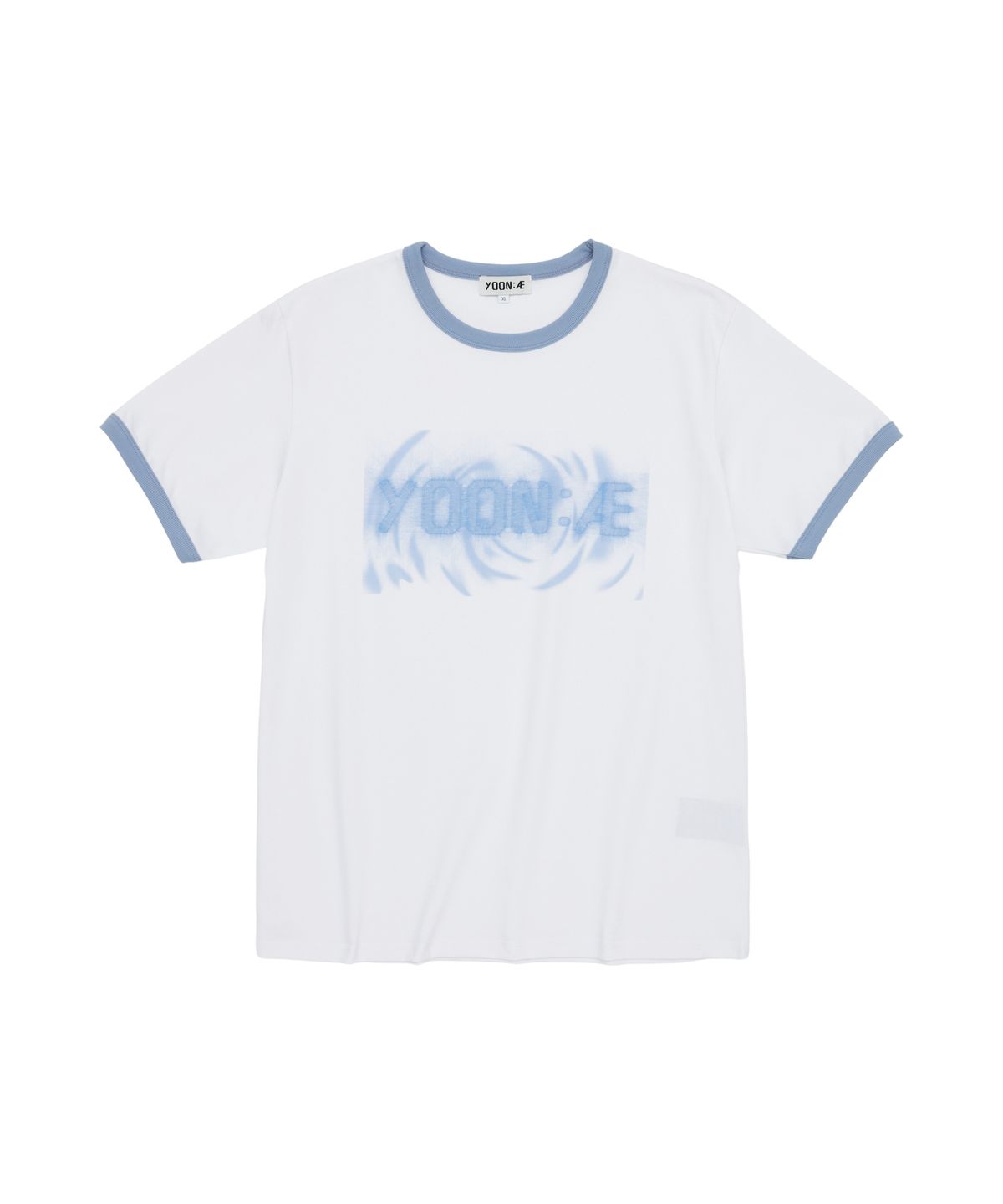 윤 애(YOON AE) Yoon:AE Logo Ringer T-Shirt (Sky Blue)