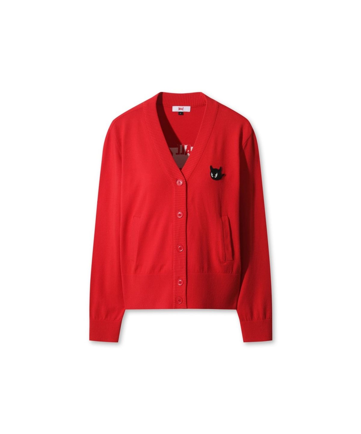 왁(WAAC) WAACKY V-neck Cardigan WWWAS26104REX