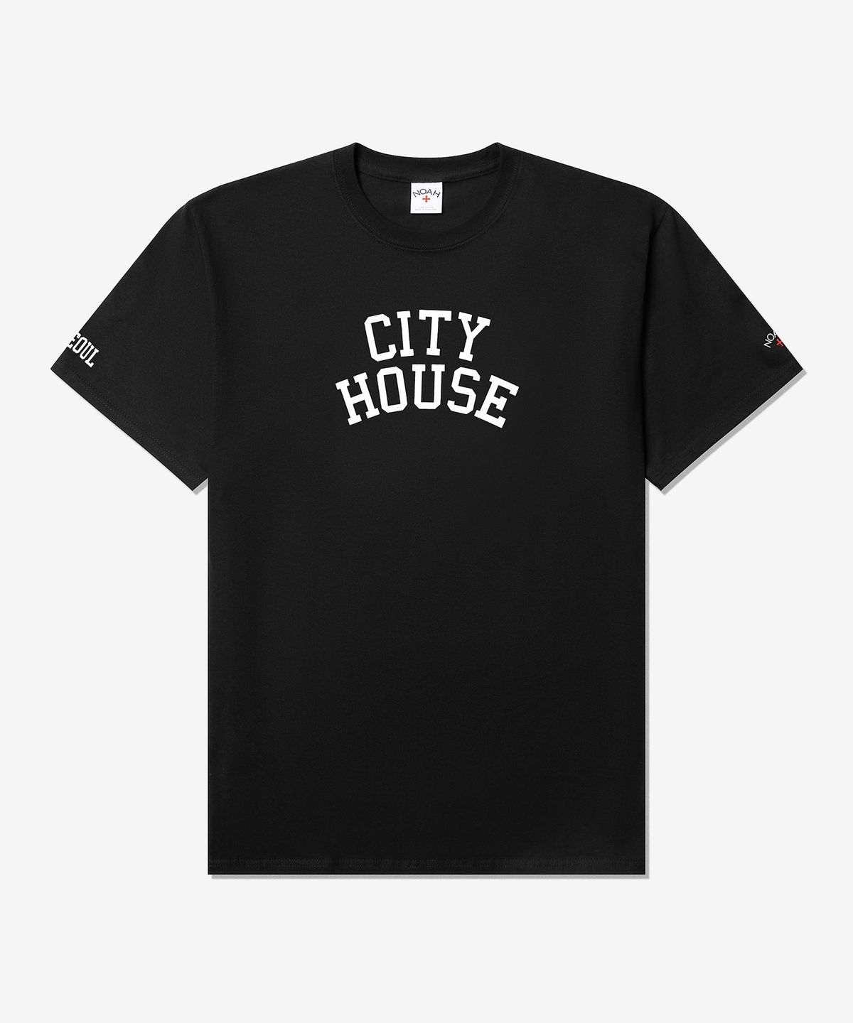 노아(NOAH) (U) 시티하우스 티 블랙 CITYHOUSE TEE BLACK