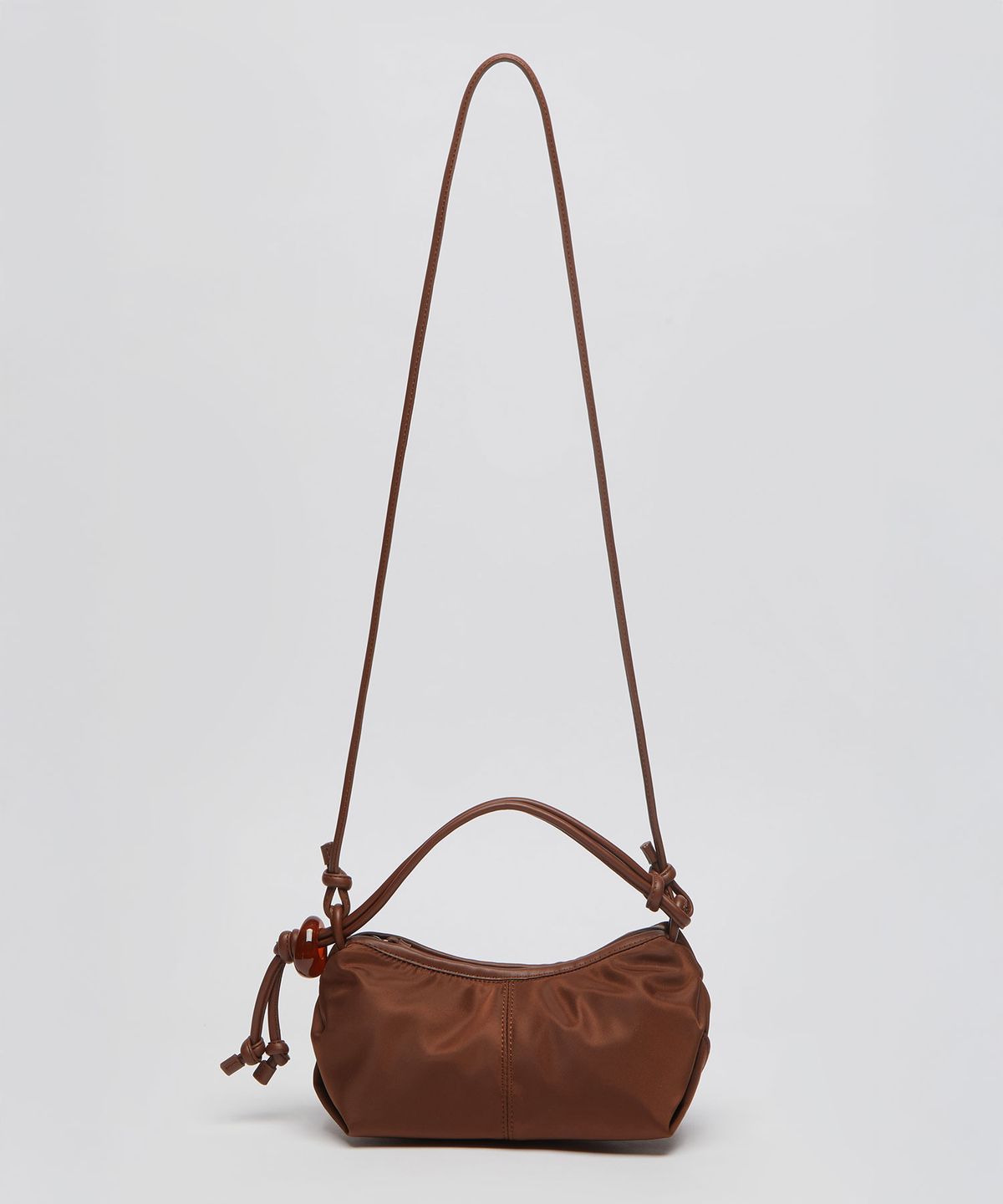 아카이브앱크(ARCHIVEPKE) Mini ridge bag(Nylon brown)_OVBAX26104BRW