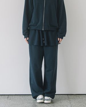 OVERSIZE SKIRT SWEATPANTS(NAVY)