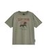 OLD PRINT DEMAGED T-SHIRTS [KHAKI]