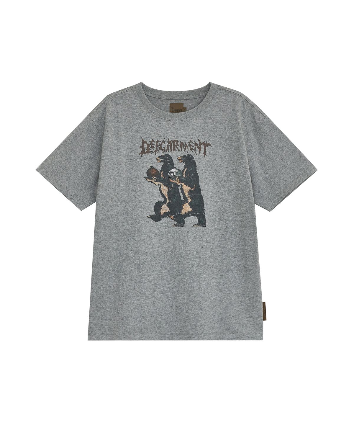 데프가먼츠(DEFGARMENTS) LOUGH BEAR T-SHIRTS [MELANGE]