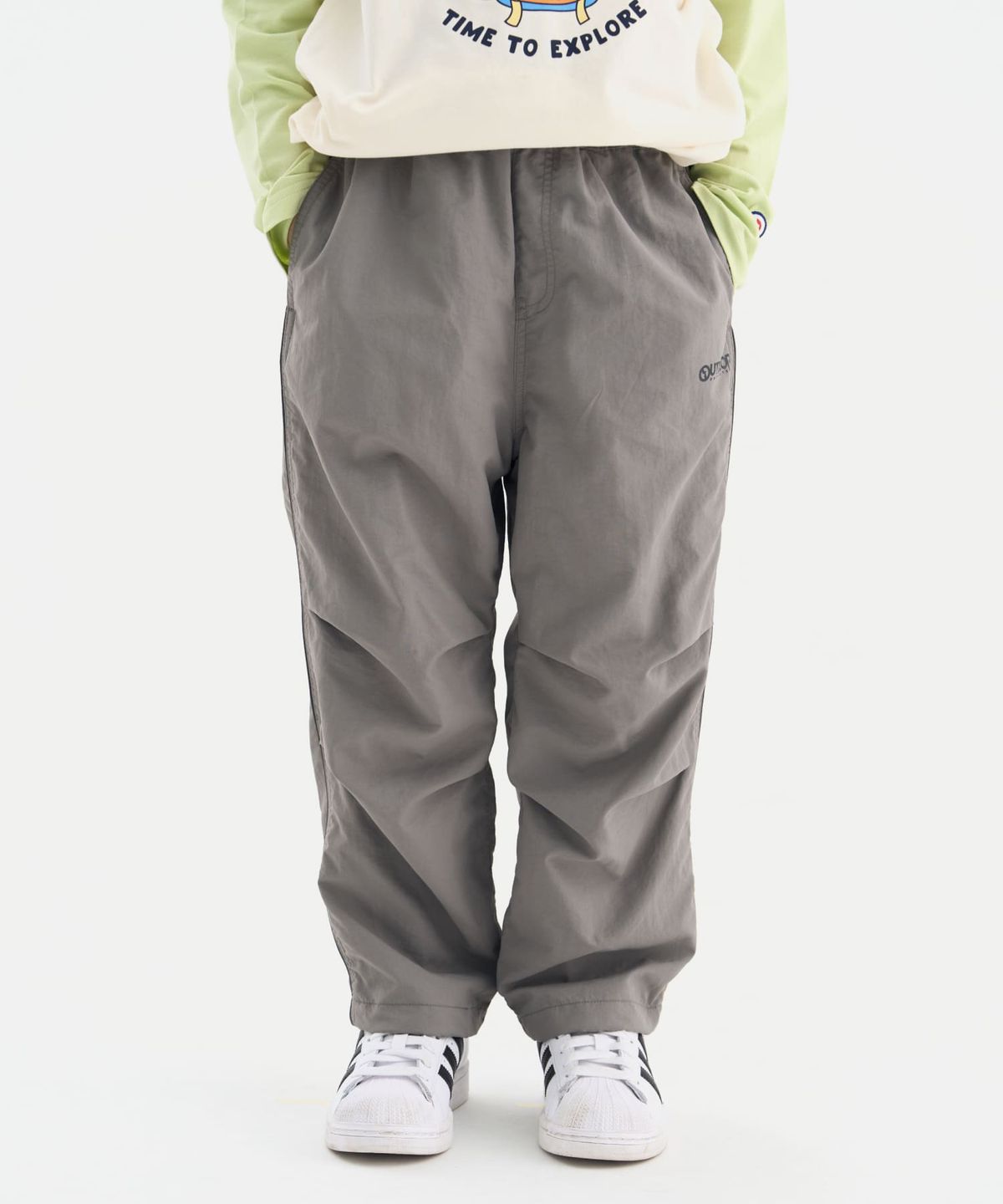 아웃도어 프로덕츠 키즈(OUTDOOR PRODUCTS KIDS) 트랙 우븐 팬츠 (그레이) OD261BPT03_GRY