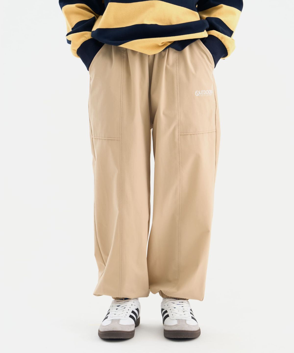 아웃도어 프로덕츠 키즈(OUTDOOR PRODUCTS KIDS) 우븐 조거 팬츠 (베이지) OD261BPT01_BEI