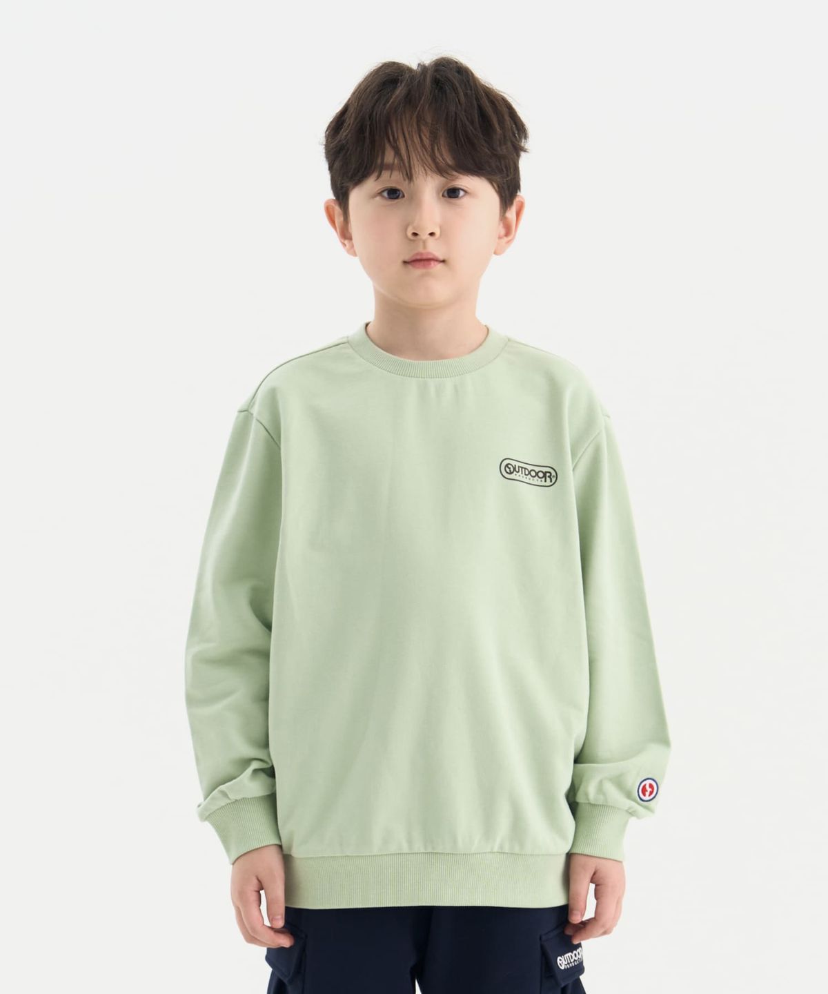 아웃도어 프로덕츠 키즈(OUTDOOR PRODUCTS KIDS) 미니쮸리 백 그래픽 맨투맨 (민트) OD261IMM08_MIN