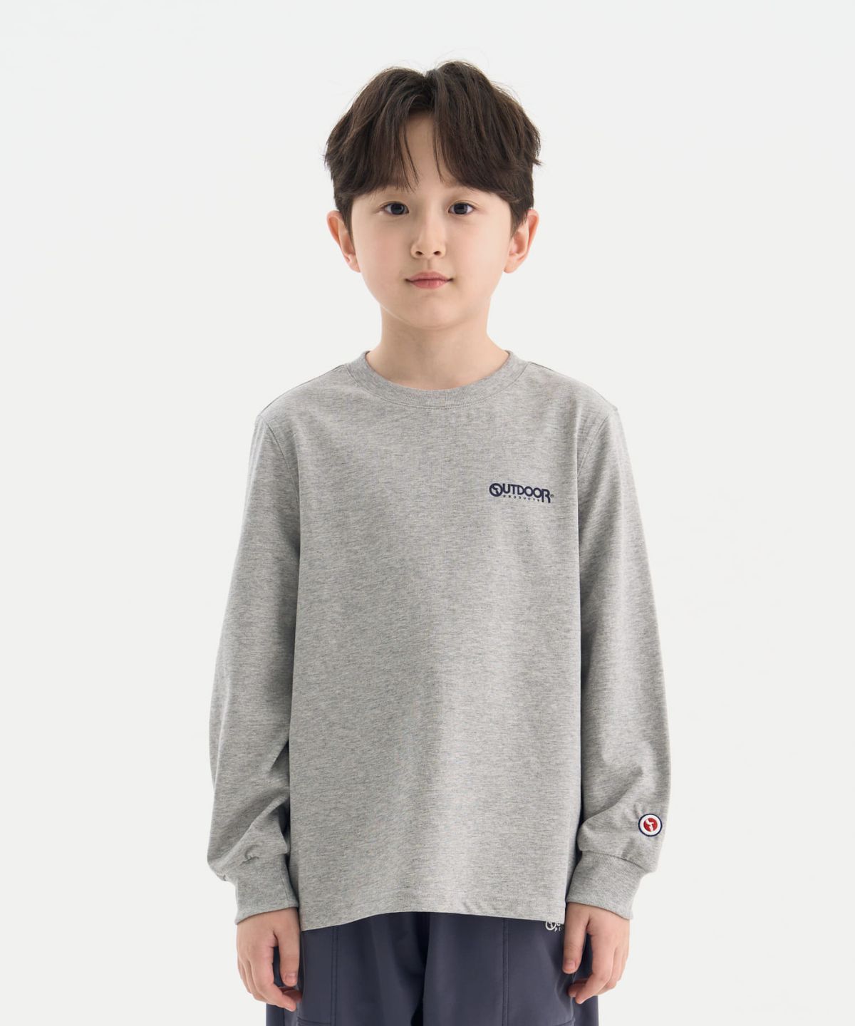 아웃도어 프로덕츠 키즈(OUTDOOR PRODUCTS KIDS) 아웃도어 백 그래픽 티셔츠 (멜란지) OD261ILS01_MLG