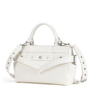 미라클 레더 토트백 [화이트]