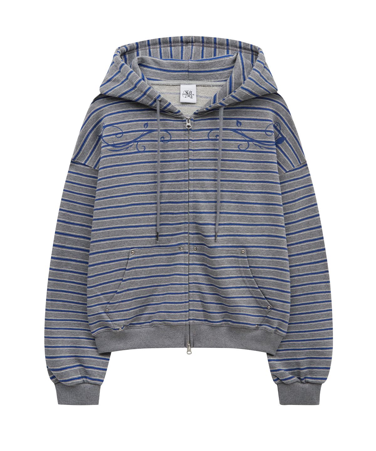 미드나잇 무브(MIDNIGHT MOVE) set st hood zip up (grey)