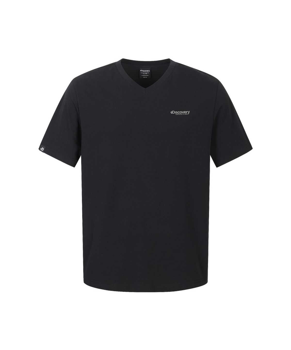 디스커버리 익스페디션(DISCOVERY EXPEDITION) 유니 프레시벤트 브이넥 반팔티셔츠 (BLACK)