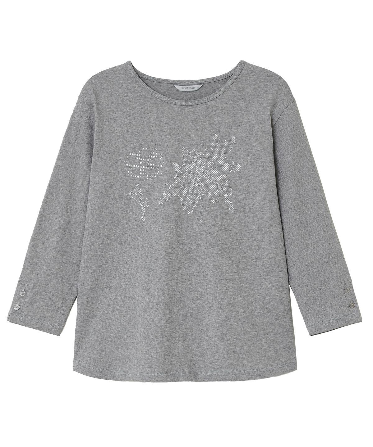타입서비스(TYPESERVICE) Button Cuff Curved Top [Gray]