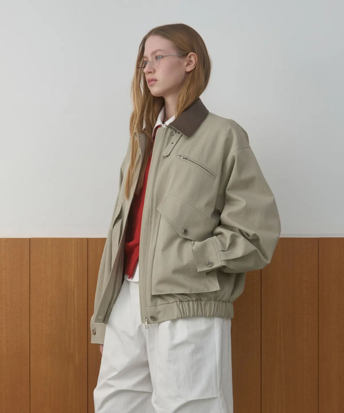 마조네(MA JOURNEE) HERITAGE HUNTING JACKET_BEIGE