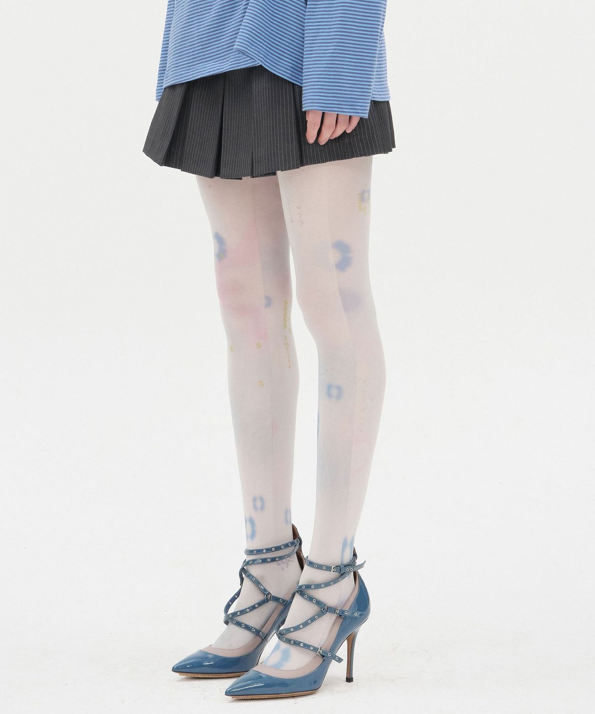 타입서비스(TYPESERVICE) Soft Trace Tights [Blue]