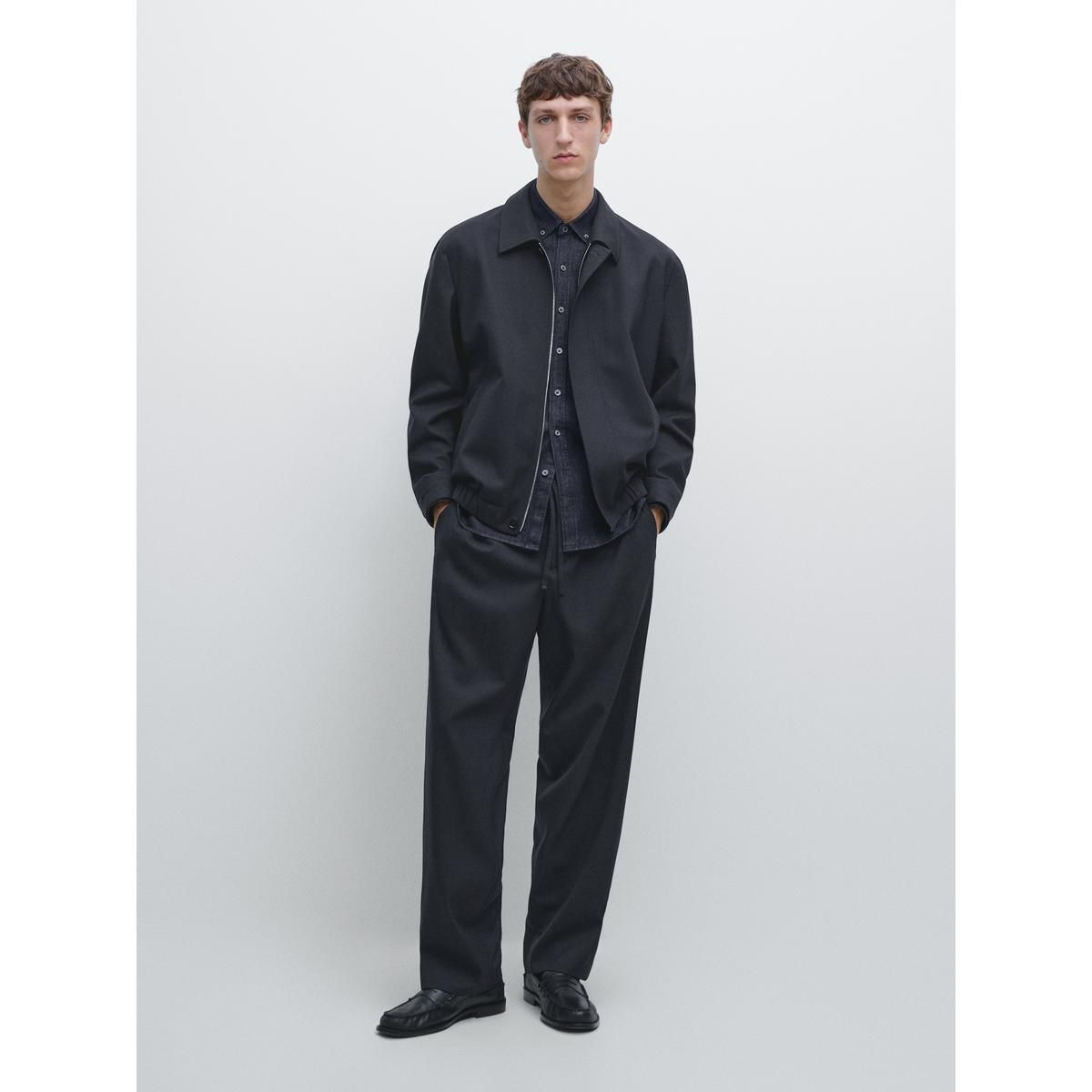 마시모두띠(MASSIMO DUTTI) 토탈 룩 쿨 울 자켓