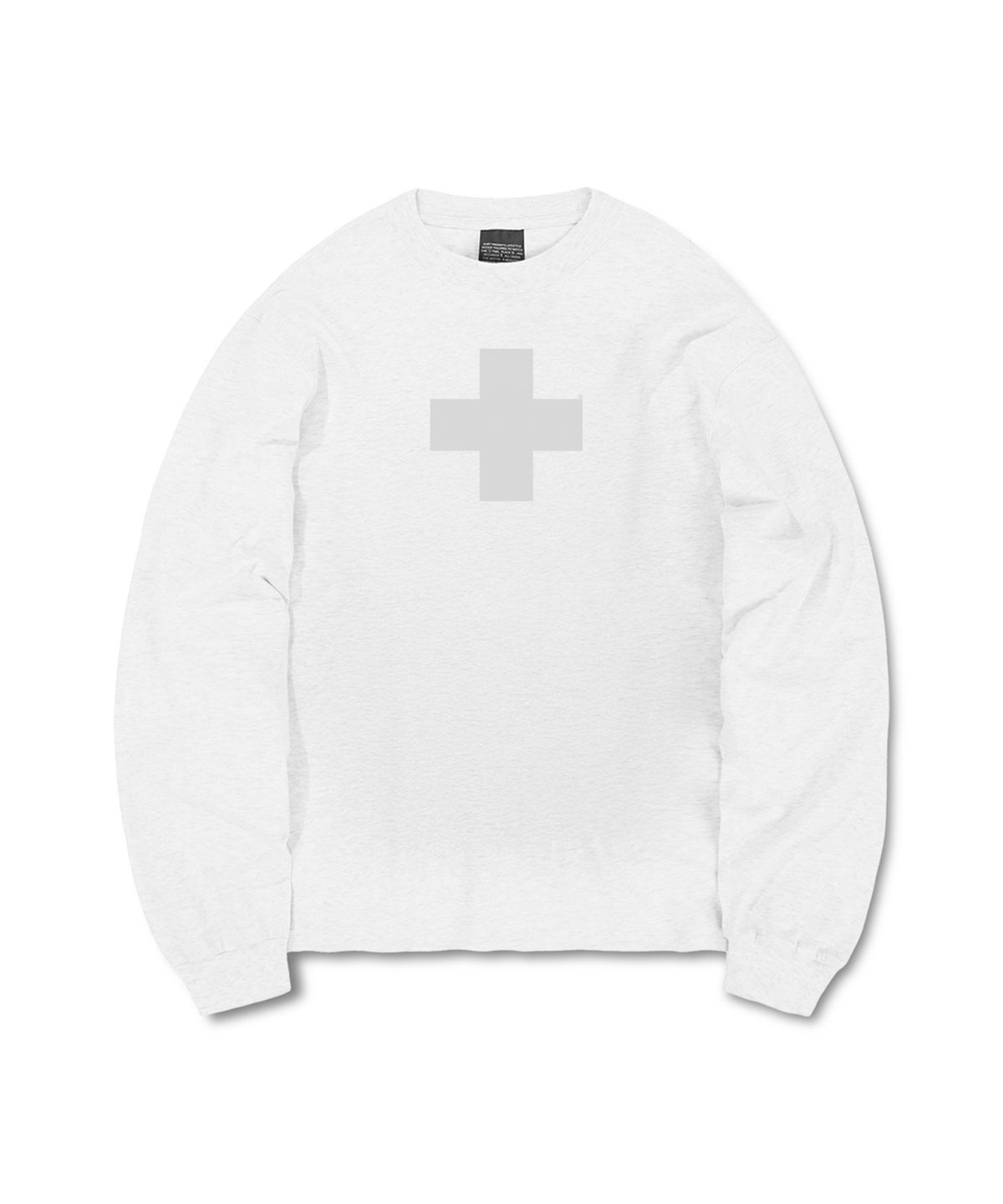더트(DURT) PLUS LONG SLEEVE TEE (LIGHT GREY)