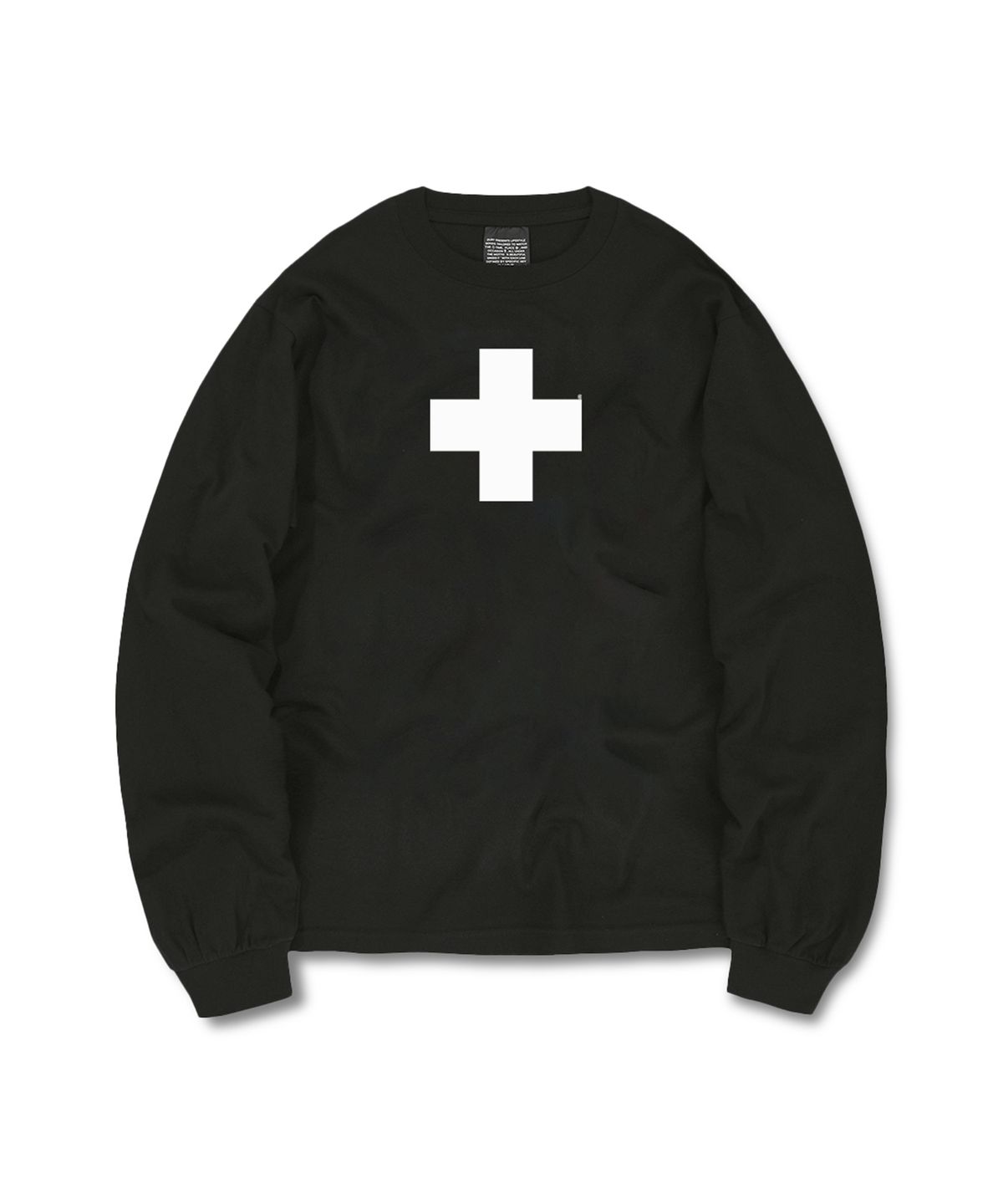 더트(DURT) PLUS LONG SLEEVE TEE (BLACK)