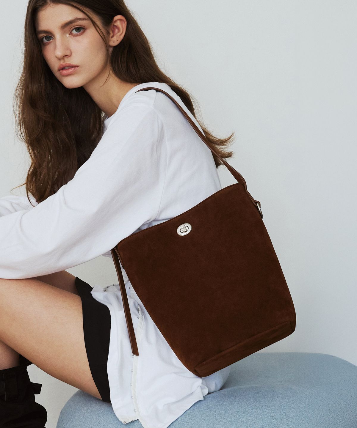 마덴롤즈(MADENROLLS) Melora Bag Brown