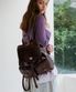 Vina Backpack Purple Brown